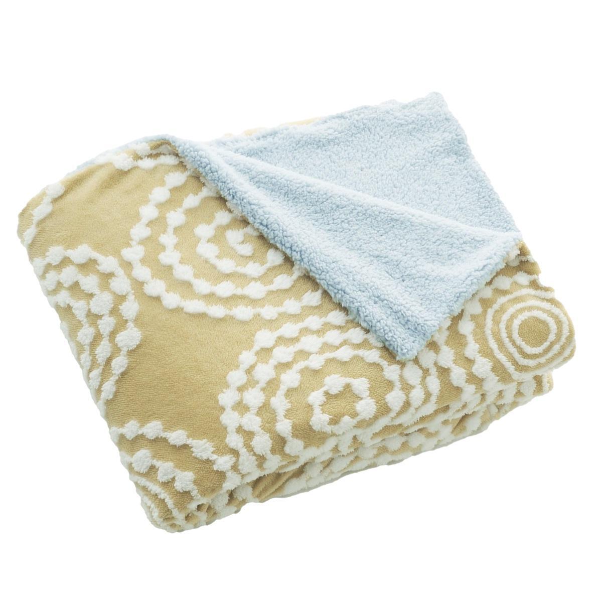 あったか掛け布団カバー シープ調 マイクロファイバージャカード シングル 幅150x210cm 北欧柄 ベージュ 冬拍卖