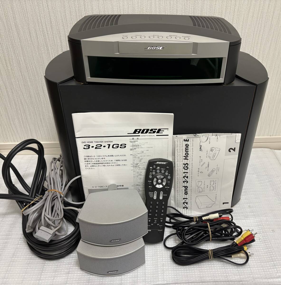 BOSE ボーズ AV3-2-1GS Media Center ホームシアターシステム スピーカーシステム リモコン 拍卖