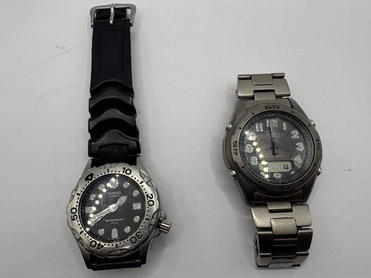 カシオ CASIO 時計 腕時計 ジャンク 2個拍卖