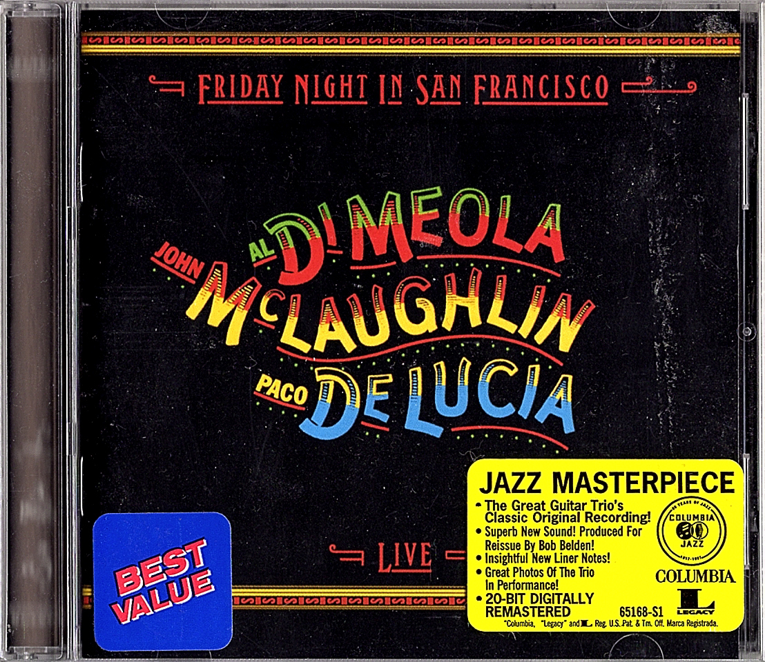 ◆CD◆Al Di Meola / John McLaughlin / Paco De Luc〓a「Friday Night In San Francisco」CK 65168《輸入盤》拍卖