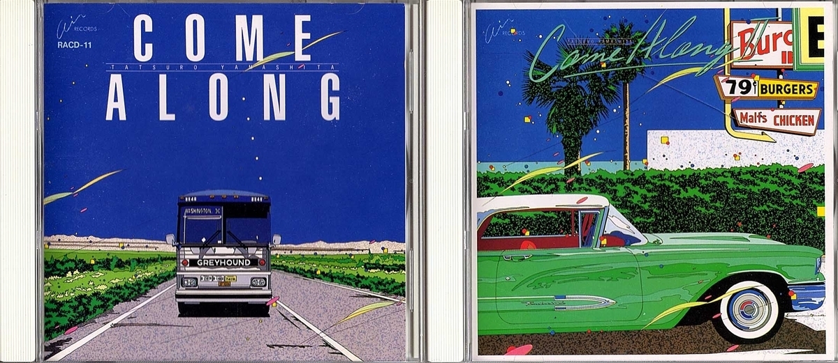 ◆CD/2枚セット◆山下達郎「Come Along」RACD-11「Come Along II」BVCR-2507、小林克也、竹内まりや、吉田美奈子、鈴木英人拍卖