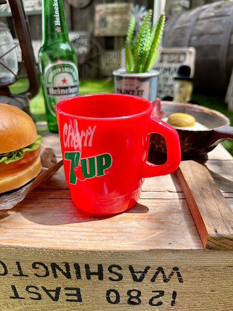 7UP セブンアップ スタッキングマグ (レッド) 単品 ■ アメリカン雑貨 アメリカ雑貨拍卖