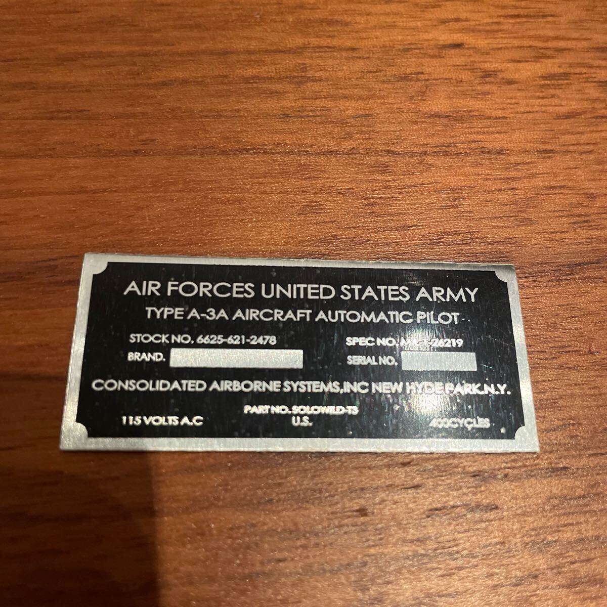 米軍 空軍 アルミプレート AIR FORCES デカール ステッカー シール ミリタリー拍卖