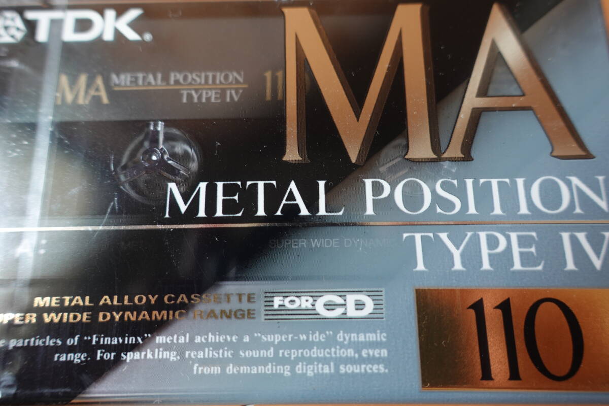 未開封メタルTDK MA110分8本セット TDK メタルテープMA110分 最終型 室内保管 未開封新品 ハイエンド メタルカセット8本セット販売拍卖