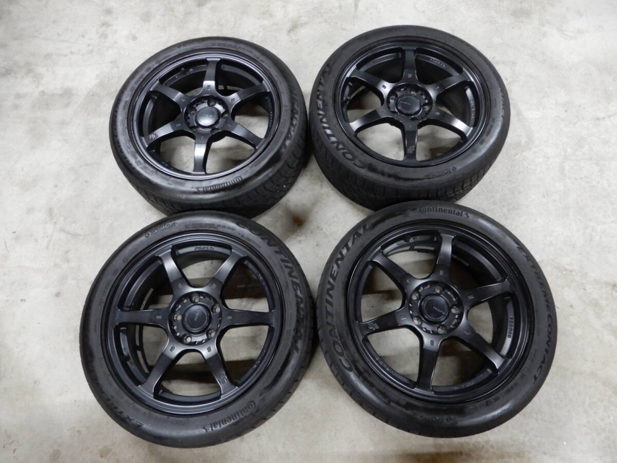 RAYS レイズ 鍛造17インチ 7.5J 5H PCD114.3 オフセット48/コンチネンタル 4本セット拍卖