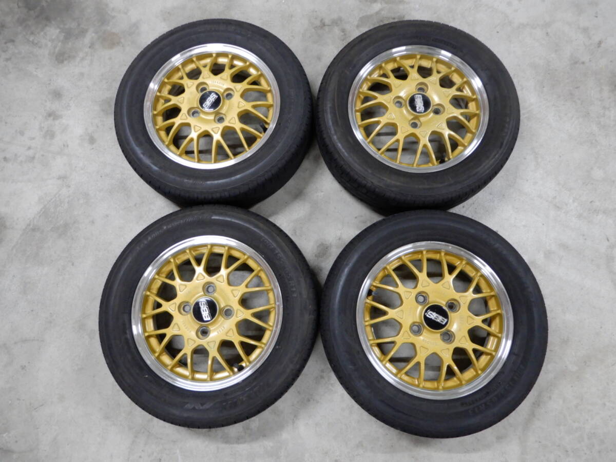スバル純正 BBS 13×4J+45/ BS 155/65-13 4本セット拍卖