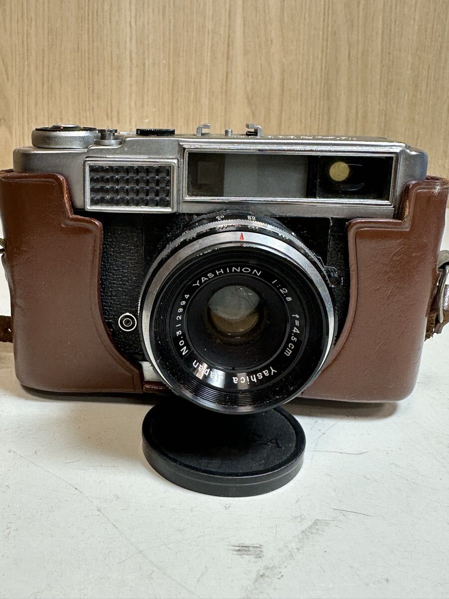 Y10036 YASHICA 35 ヤシカ 35 ミニスター フィルムカメラ YASHINON 1:2.8 45mm ジャンク拍卖