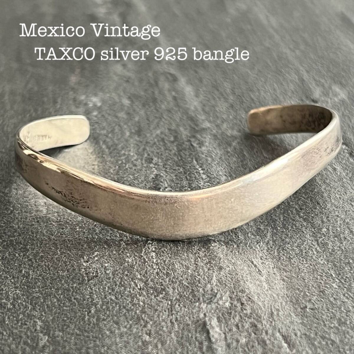MEXICO STERLING SILVER シルバー925 バングル タスコ ヴィンテージ バングル ブレスレット メンズ レディース Taxco Vintage Jewelry拍卖