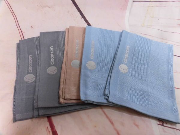 1005 年末のお掃除にマイクロファイバーCleanzen万能クロス5枚 30×40cm拍卖