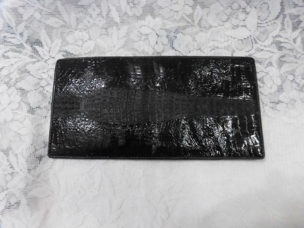 1795 クロコダイルスキン 二つ折り財布拍卖