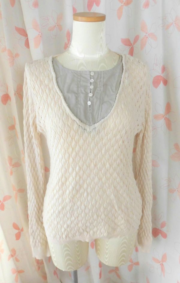 938 MELROSE C1aireセーター サイズM~L拍卖