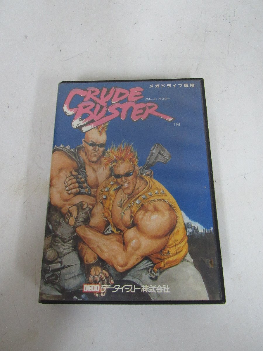 ○(4)メガドライブ ソフト クルードバスター MD 箱 取説付拍卖