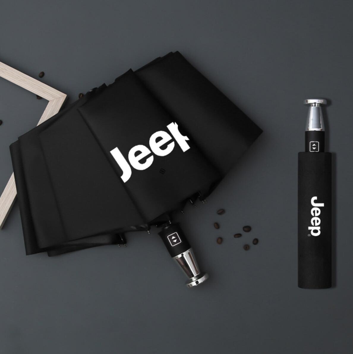 ★新品★ジープ JEEP★晴雨兼用 折りたたみ特大強化厚傘 傘 アンブレラ 日傘 全自動リバースカー拍卖