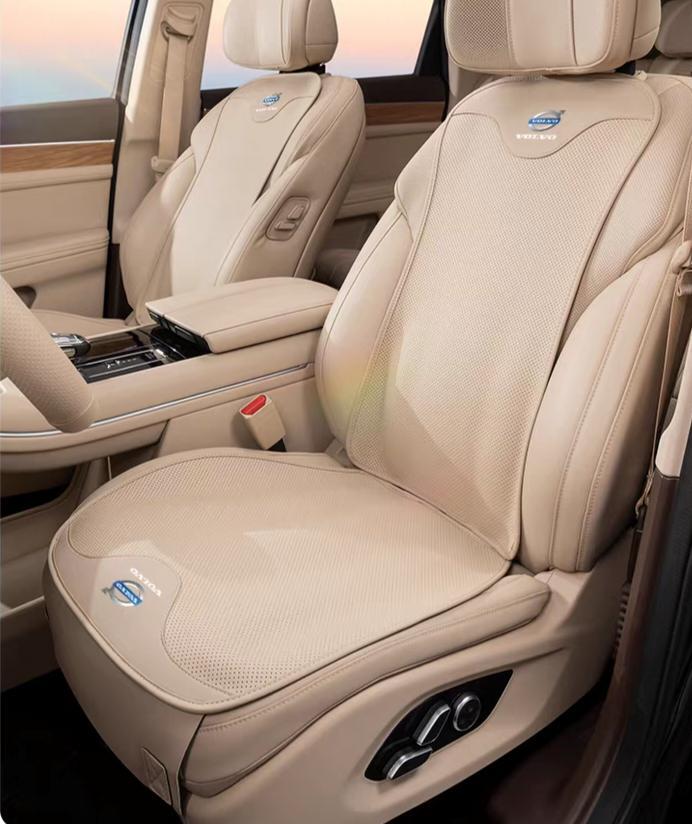 新作 ボルボ 車用シートカバーセット シートシートクッション ナッパ革 前座席用座布団2枚+座席の背もたれ2枚★6色選択★拍卖