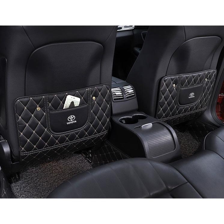 トヨタ 後部座席収納 キックガード バックプロテクター キックマット 車用シートカバー シートバックポケット 蹴り防止拍卖
