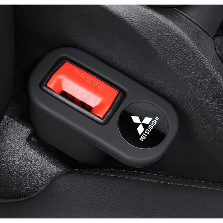 三菱 MITSUBISHI シートベルトバックル保護カバー シリコン シートベルトガードレシーバー 傷防止 座席ベルト保護カバー 2個セット拍卖