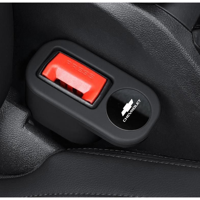 シボレー CHEVROLET シートベルトバックル保護カバー シリコン シートベルトガードレシーバー 傷防止 座席ベルト保護カバー 2個セット拍卖