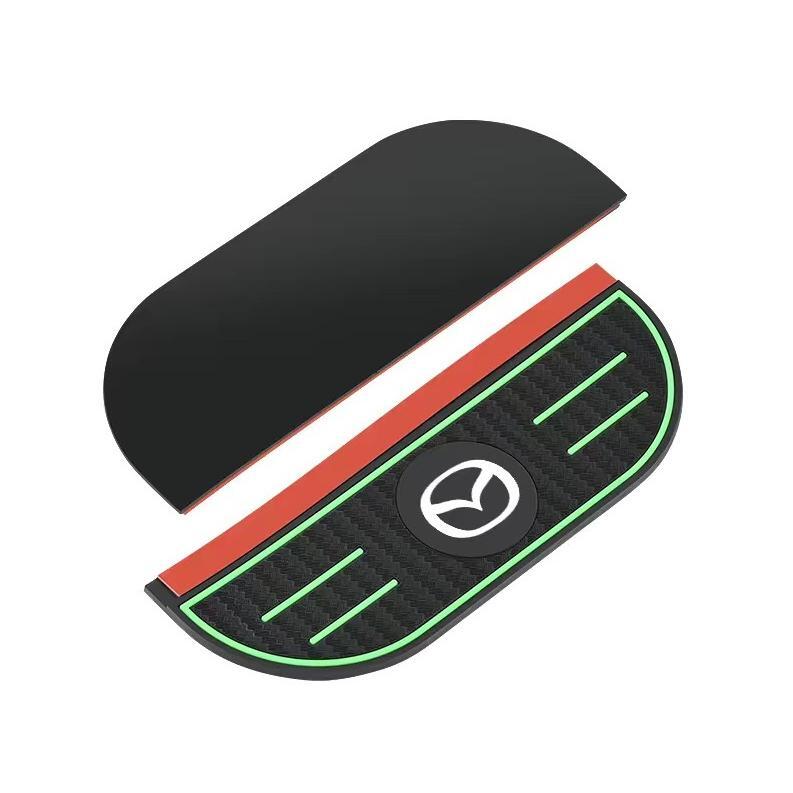 マツダ MAZDA 車用 バックミラーバイザー雨みえ 雨や雪を遮り 雨ガードバイザー レインシールド 夜光 蛍光 カーボン調 防水性 2pセット拍卖