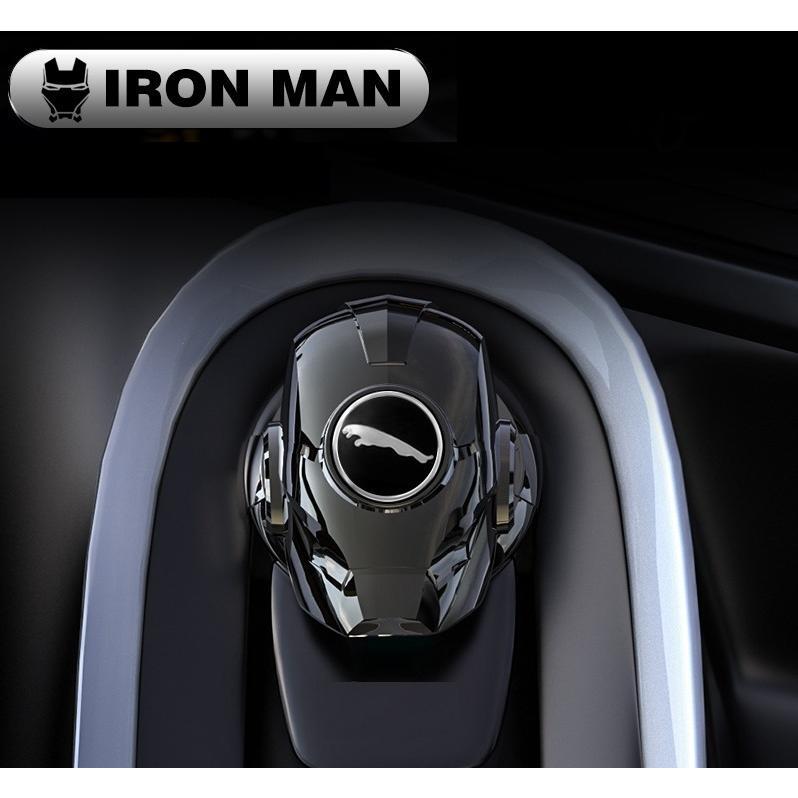 ジャガー JAGUAR アイアンマン エンジンボタンカバー プッシュスタートボタン 自動車 内装 保護 ボドレスアップ 高級感拍卖