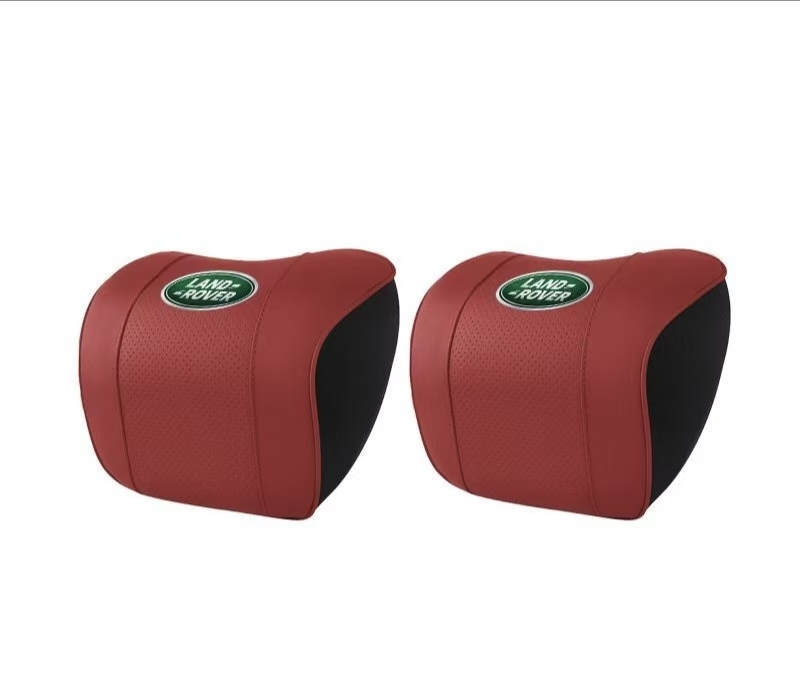 新作 ランドローバー 専用 車用記憶 通気性弾性 ネックパッド レザー 首 ネック 2個 5色選択可拍卖