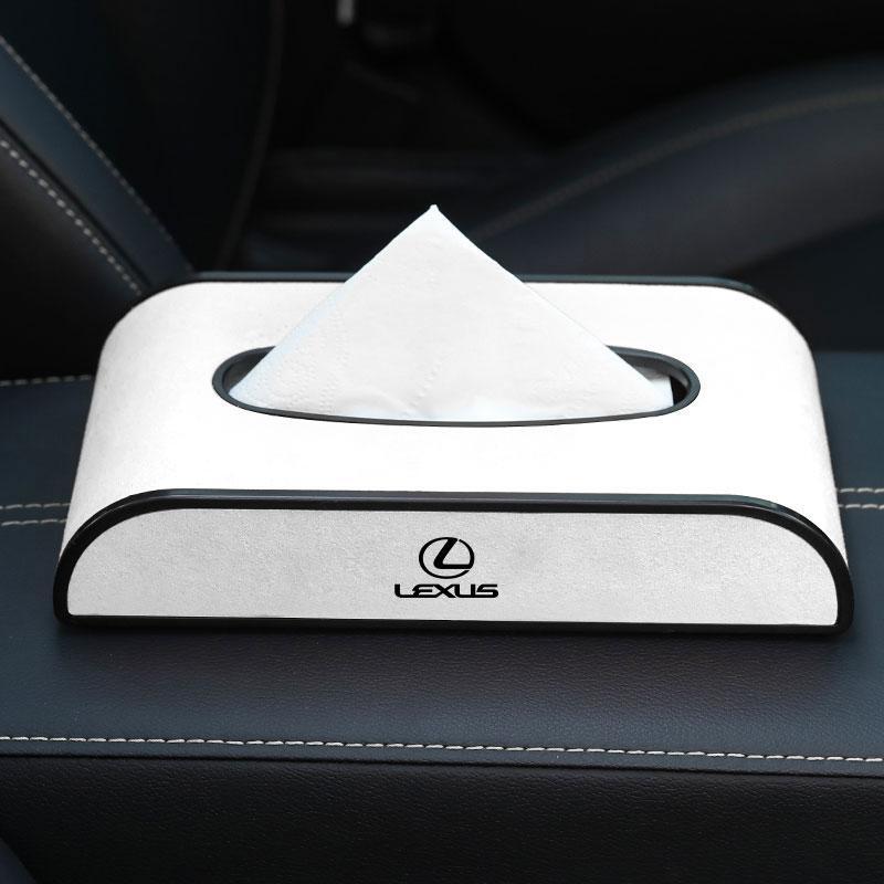 レクサス 車用ティッシュボックス 高級ティッシュケース 車内収納ケー ロゴ入り ティッシュカバー アルカンターラ拍卖