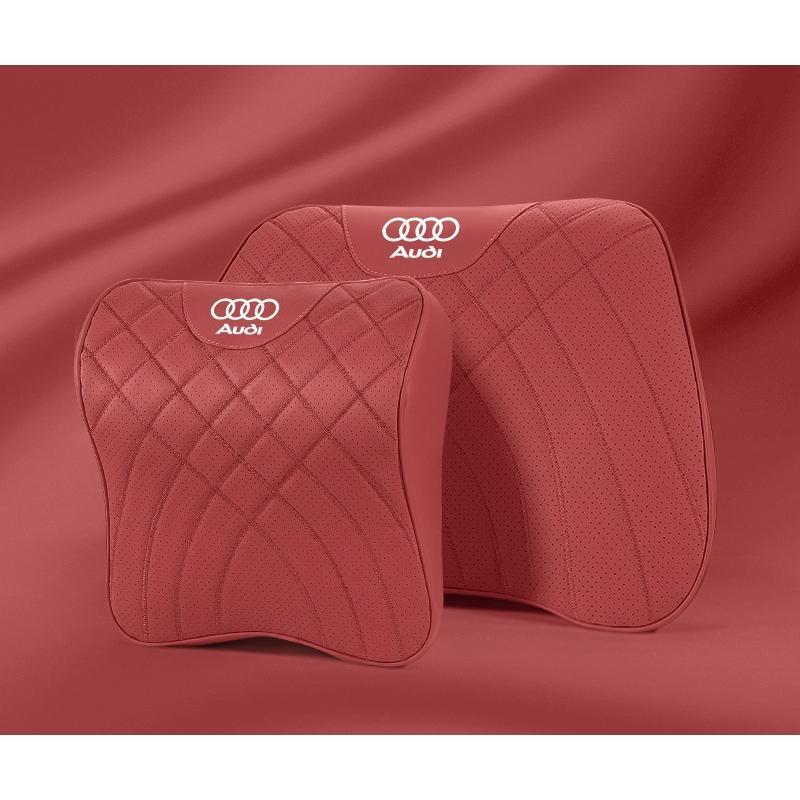 アウディ ネックパッド 腰クッション 車用 背もたれクッション ヘッドレスト 背当て ネックパッド1個+腰クッション1個拍卖