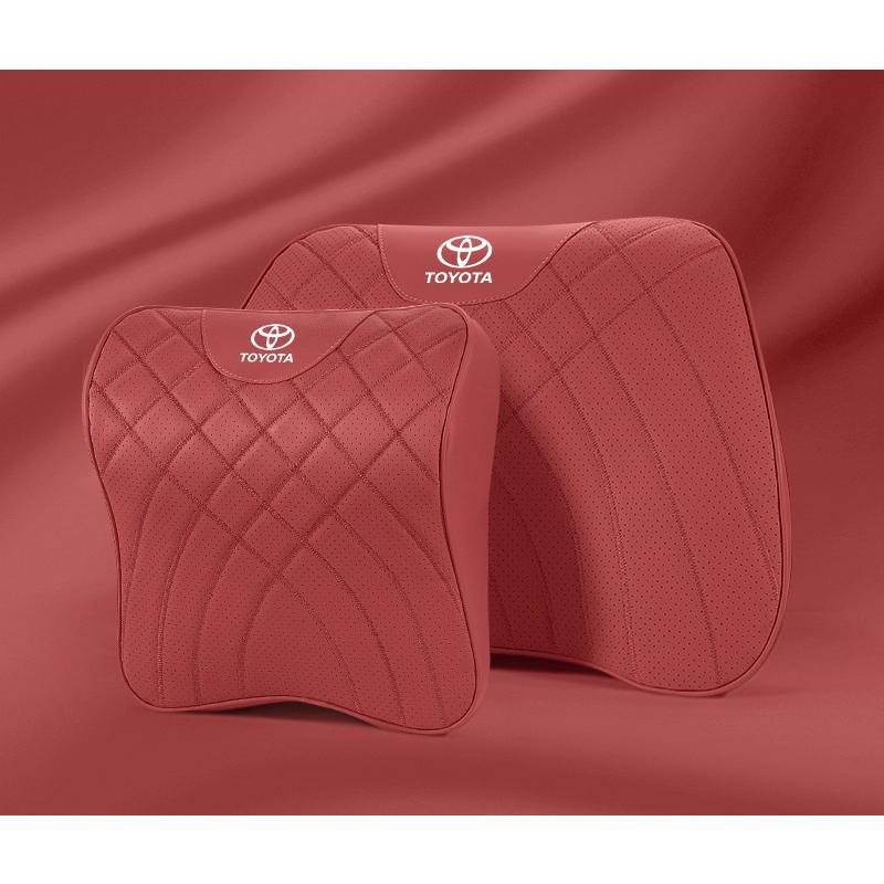 トヨタ TOYOTA ネックパッド 腰クッション 車用 背もたれクッション ヘッドレスト 背当て ネックパッド1個+腰クッション1個拍卖