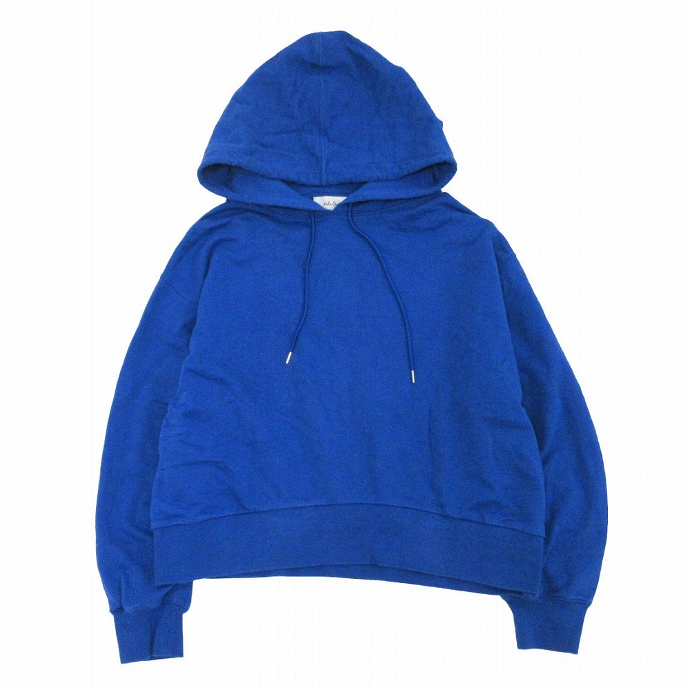 Mila Owen ミラオーウェン トップス パーカー フーディー 短丈ワイドフードPO ブルー サイズS レディース 【中古】拍卖