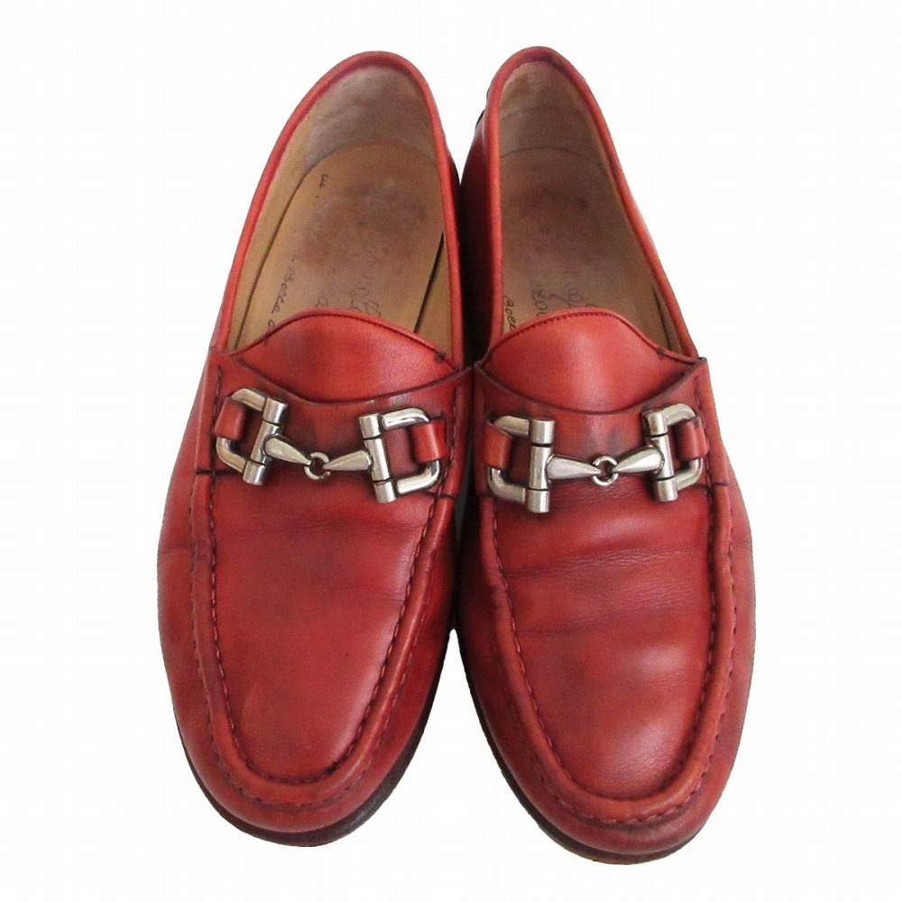 silvano lattanzi シルバーノラッタンジ ホースビット ローファー ドレスシューズ サイズ27cm メンズ 【中古】拍卖