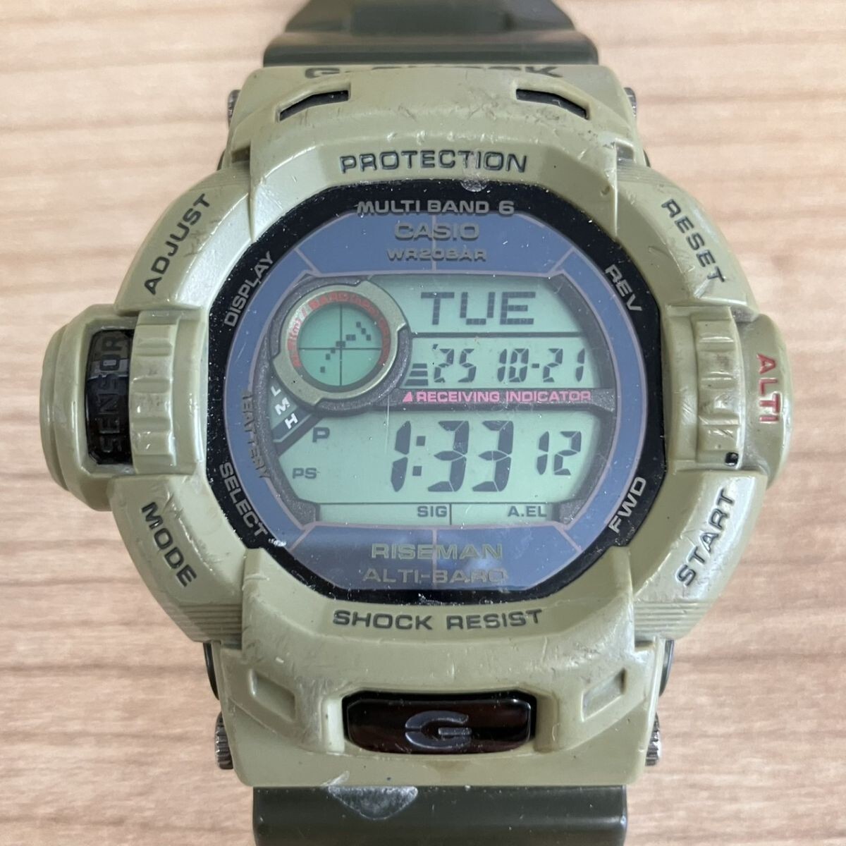 K101-M15-8314 ◎ CASIO G-SHOC Gショック ライズマン メンインミリタリー GW-9200ERJ ソーラー メンズ 腕時計 稼働 TC拍卖