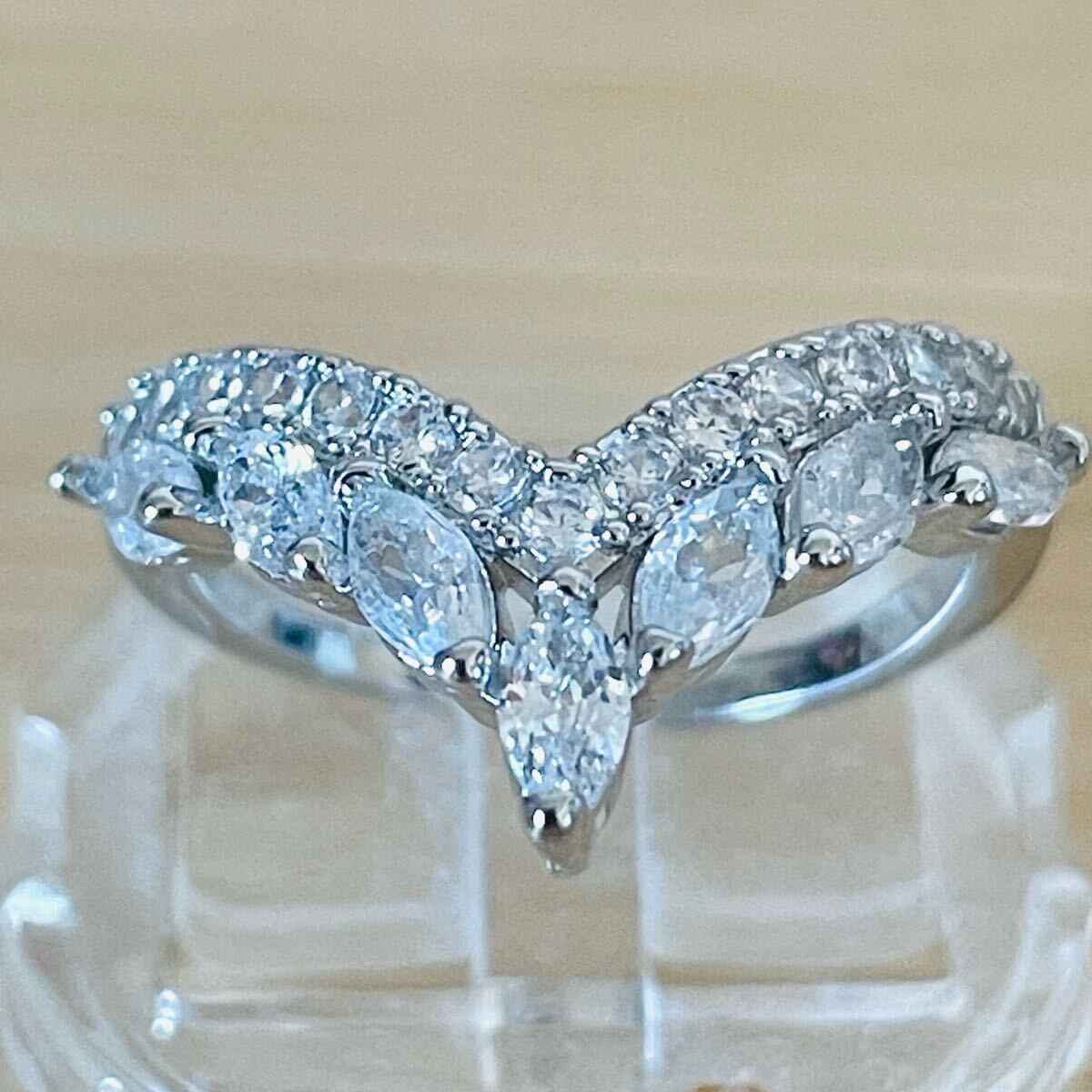 ★送料無料★匿名配送★ダイヤモンド?昭和リング ヴィンテージ アンティーク サイズ15号拍卖