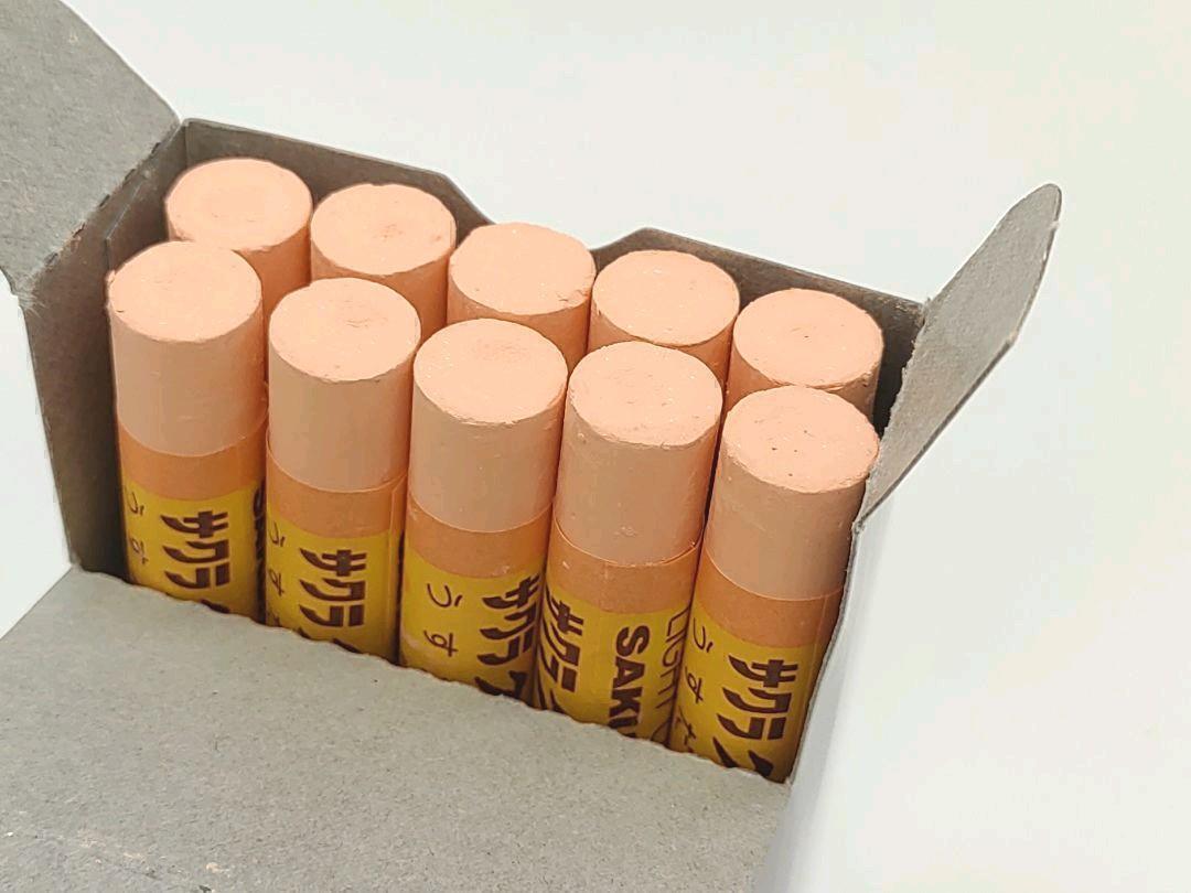 サクラクレパス クレパス単色 薄だいだい 単色 薄だいだい 10本セット 新品拍卖