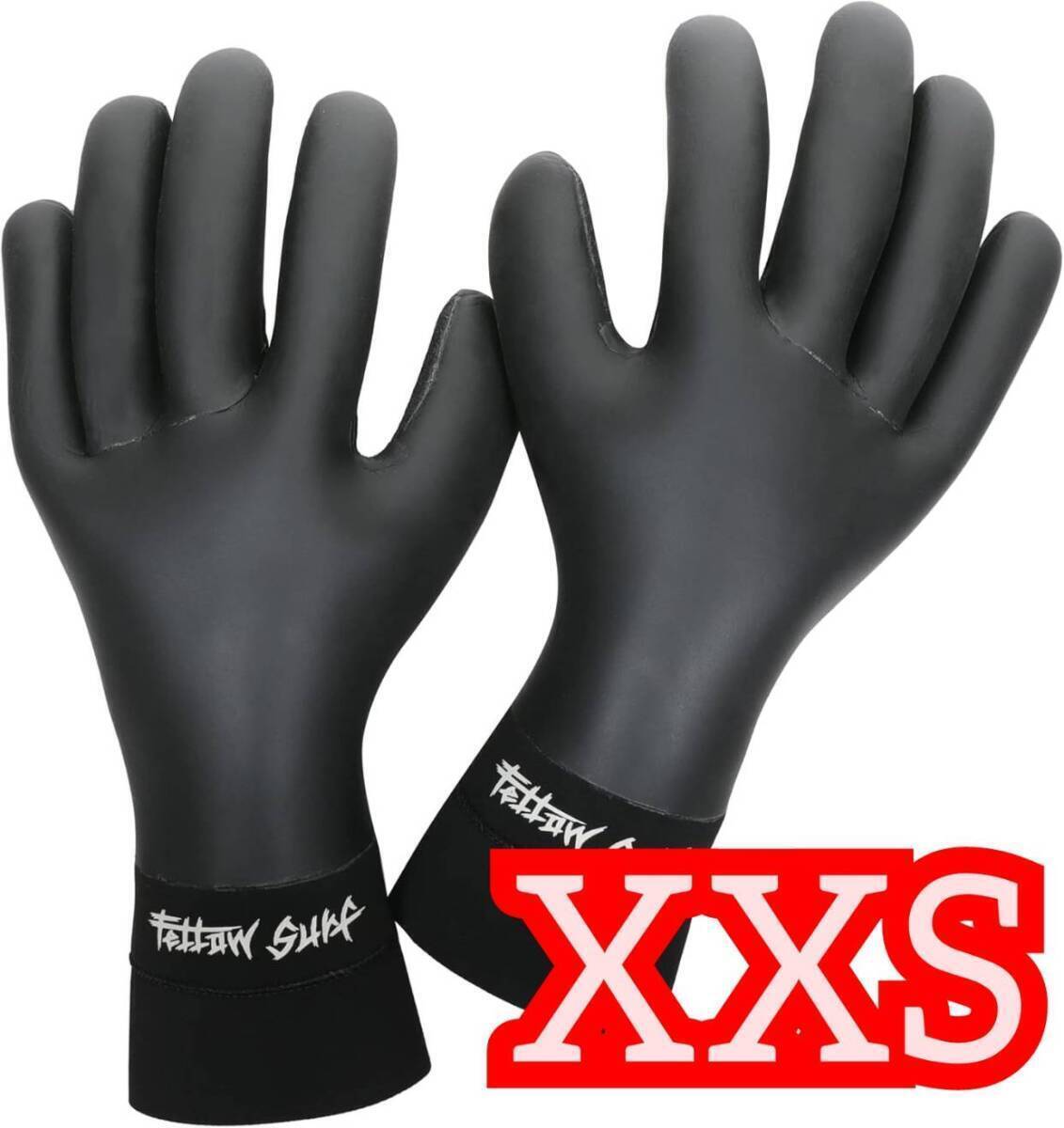 送料無料 サーフグローブ 2mm サーフィン 防水防寒グローブ 冬 ネオプレーン 裏起毛 保温 ウェットスーツ 日本規格 BritishBlack XXS 新品拍卖
