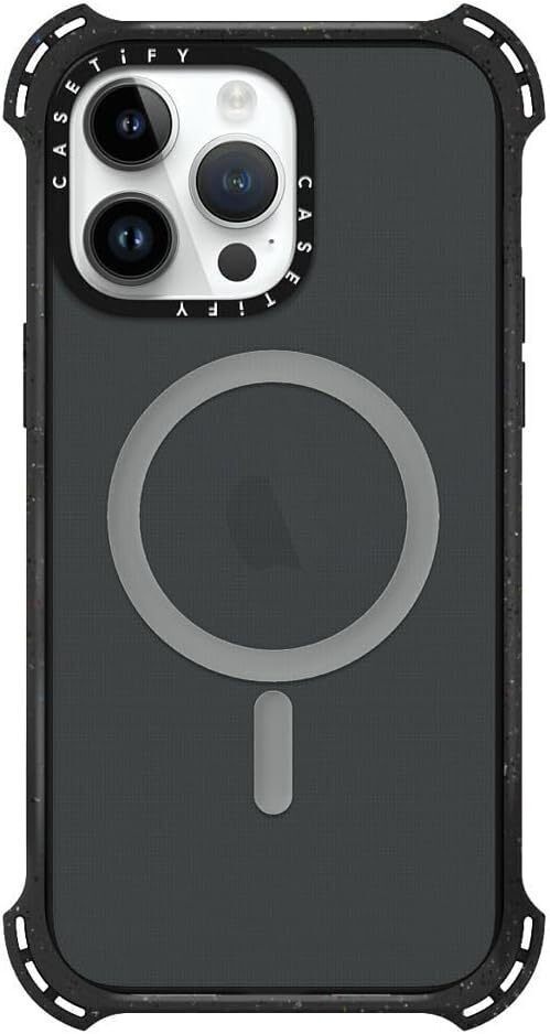 送料無料 CASETiFY バウンス iPhone15 Pro Max ケース MagSafe対応 トリプルブラック 6x MIL-STD-810G 新品 未使用 Phoneケース拍卖