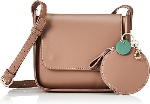 送料無料 カシュカシュ(cache cache) レディース 丸ポーチ付き フラップショルダーバッグ バッグ フラップショルダー 01-00-72760 新品拍卖