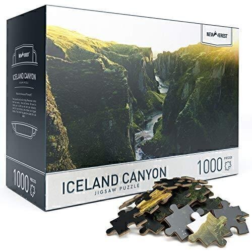 送料無料 ジグソーパズル 1000ピース 27.5×19.7 クリスマス プレゼント 新品 アイスランドキャニオン ICELAND CANYON拍卖