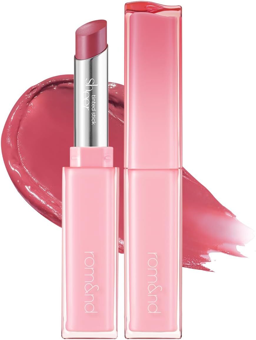 送料無料 rom&nd(ロムアンド) Sheer Tinted Stick リップ 口紅 艶 保湿 潤い ラメ入り バニーホップ 新品 未使用拍卖