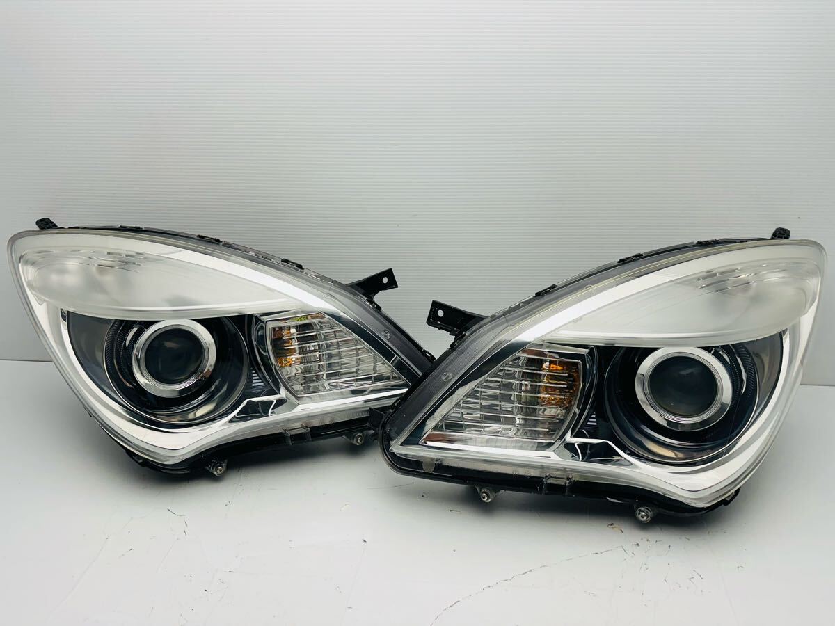 ★即日発送★ 美品、ひび割れなし、スズキ MA15S ソリオ 純正 HID ヘッドライト 左右セット LE10G6223 35100-54M MB15S デリカD:2 (K243)拍卖