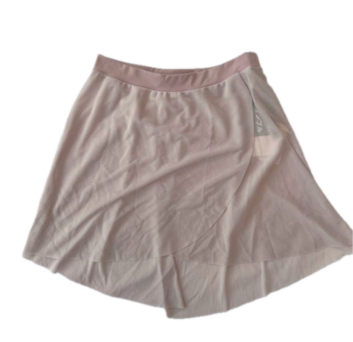 新品 チャコット★シンプル綺麗なBasicシリーズのスカート M ベージュピンク バレエChacott拍卖