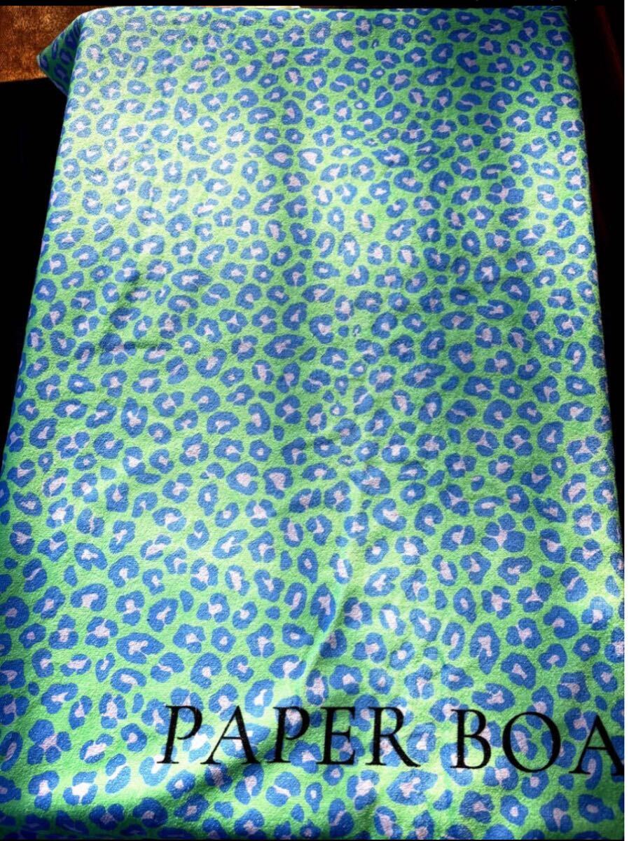 新品 PAPER BOAT ペーパーボート★13,200円 人気商品 レオパード柄 large beach towel 大判ビーチタオル 海外高級子供ブランド拍卖
