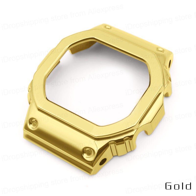 G-SHOCK DW-5600 カスタムベゼル メタルゴールド拍卖