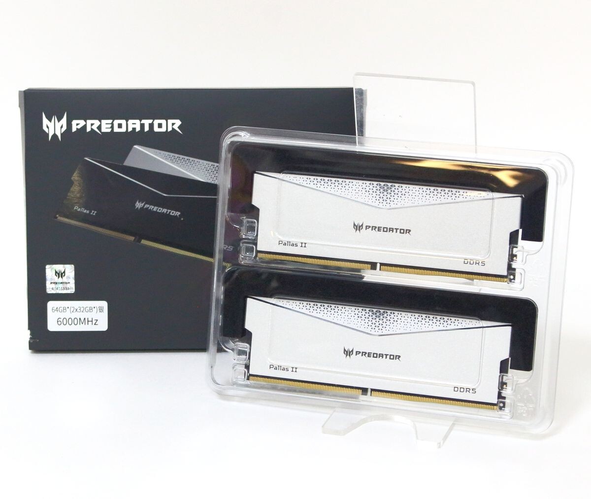 ◆ Acer メモリ デスクトップPC用 Predator Pallas II DDR5 U-DIMM 6000MHz 64GB (32GB×2) 2R*8 CL30-38-38-76 ◆NHC10041拍卖