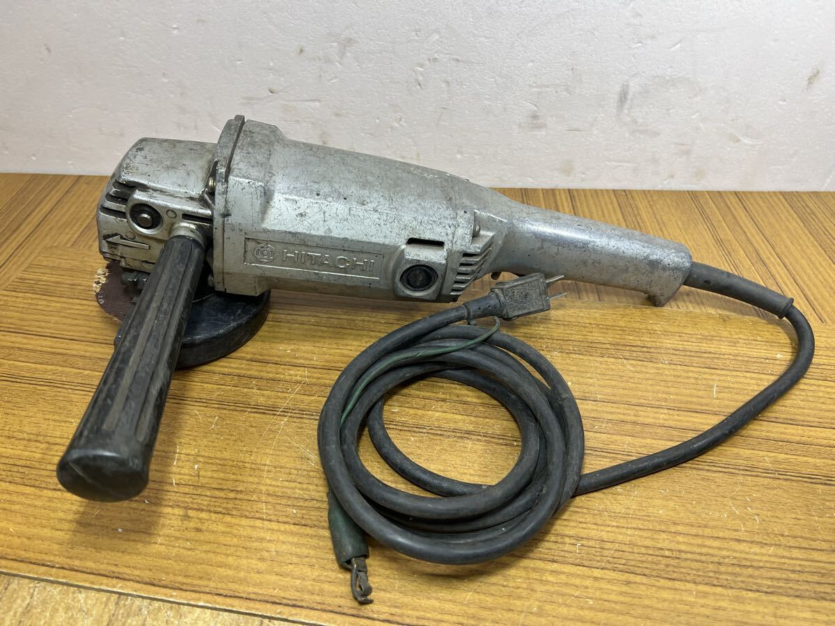 P1024-6. Hitachi 日立 125mm電気ディスクグラインダ PDH-125 通電回転可 拍卖