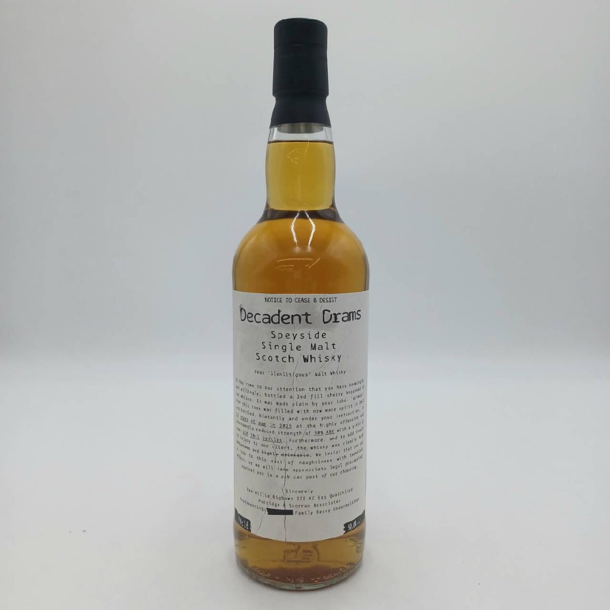 未開栓 デカダント ドラムス グレンリティジャス 12年 2012 シングルモルト ウイスキー 700ml 50.0% 3D-15-3-169393-A拍卖