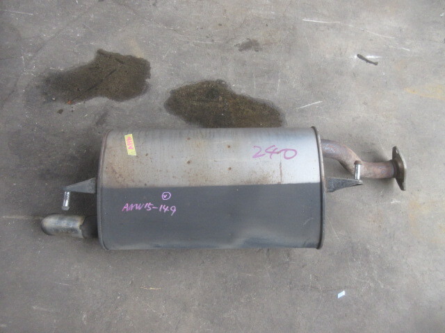 ★R7A9390 ANM15W アイシス 純正リアマフラー 4WD ANM15G 修理やストック等に拍卖