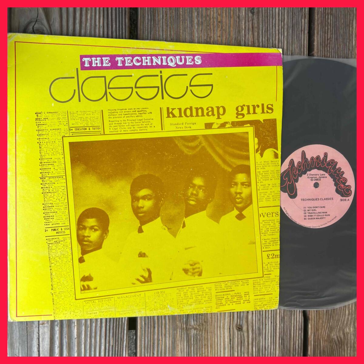 ★全曲試聴!Best of Bests盤!Big Riddim満載!Winston Riley!Slim Smith!Pat Kelly!【The Techniques - Classics】LP Techniques JA拍卖