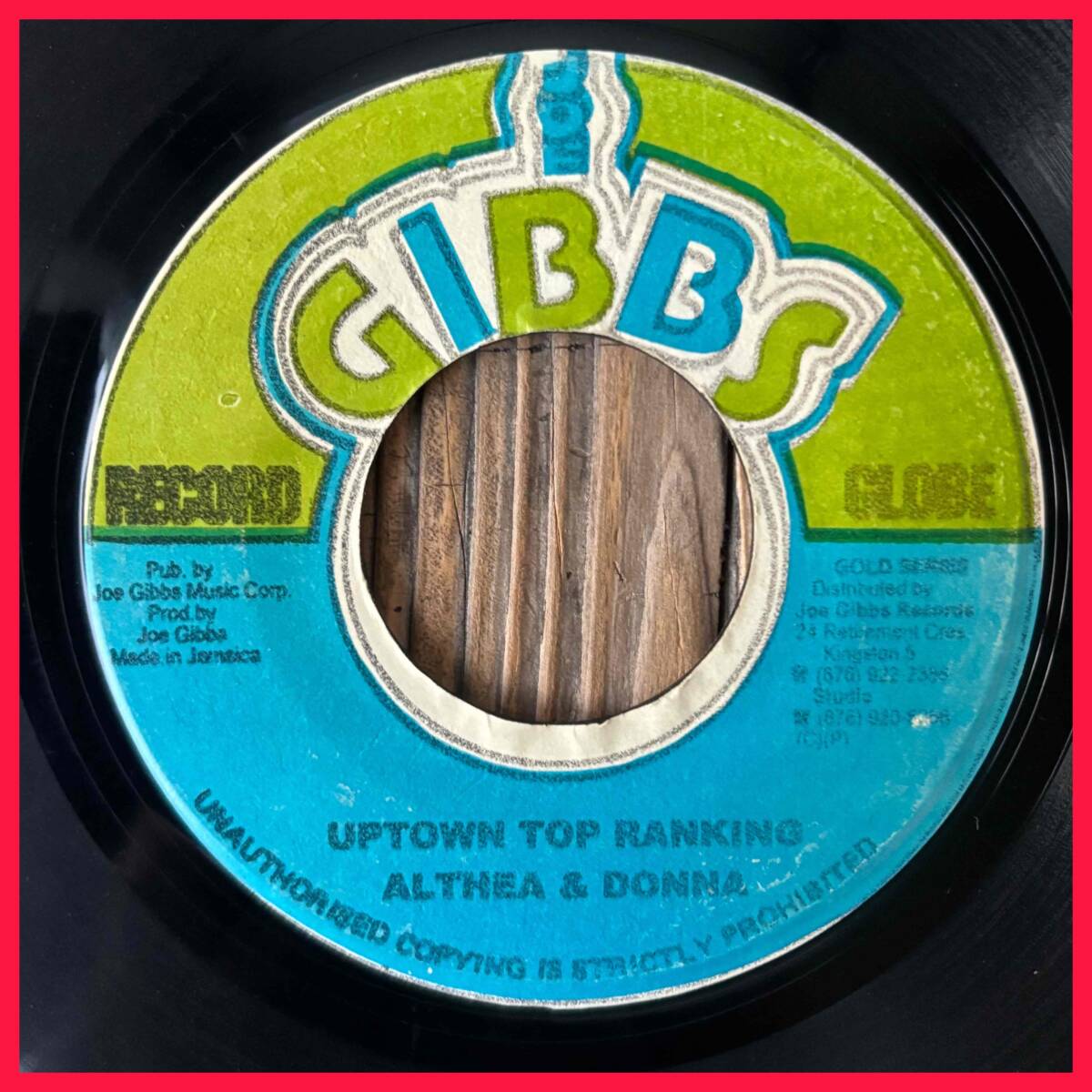★試聴!1977!鉄板/名曲/代表曲!I'M STILL IN LOVE!【Althea & Donna - Uptown Top Ranking】7inch Joe Gibbs Record Globe JA Reissue拍卖