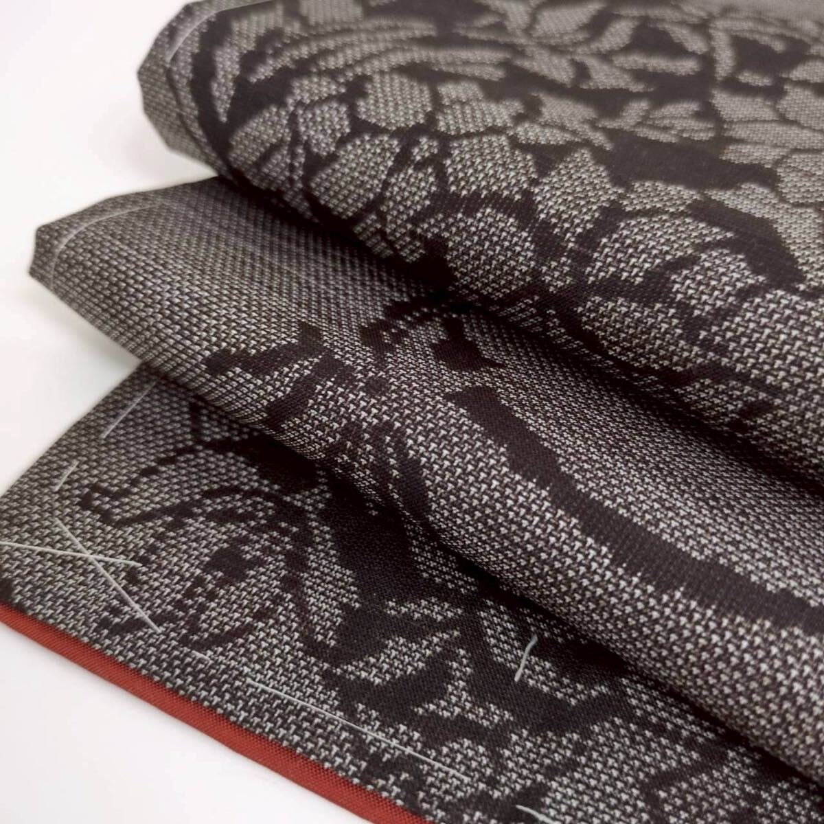 【楓】本場大島紬 正絹 茶泥染め 9マルキ カタス式 袷 着物 KK-501拍卖