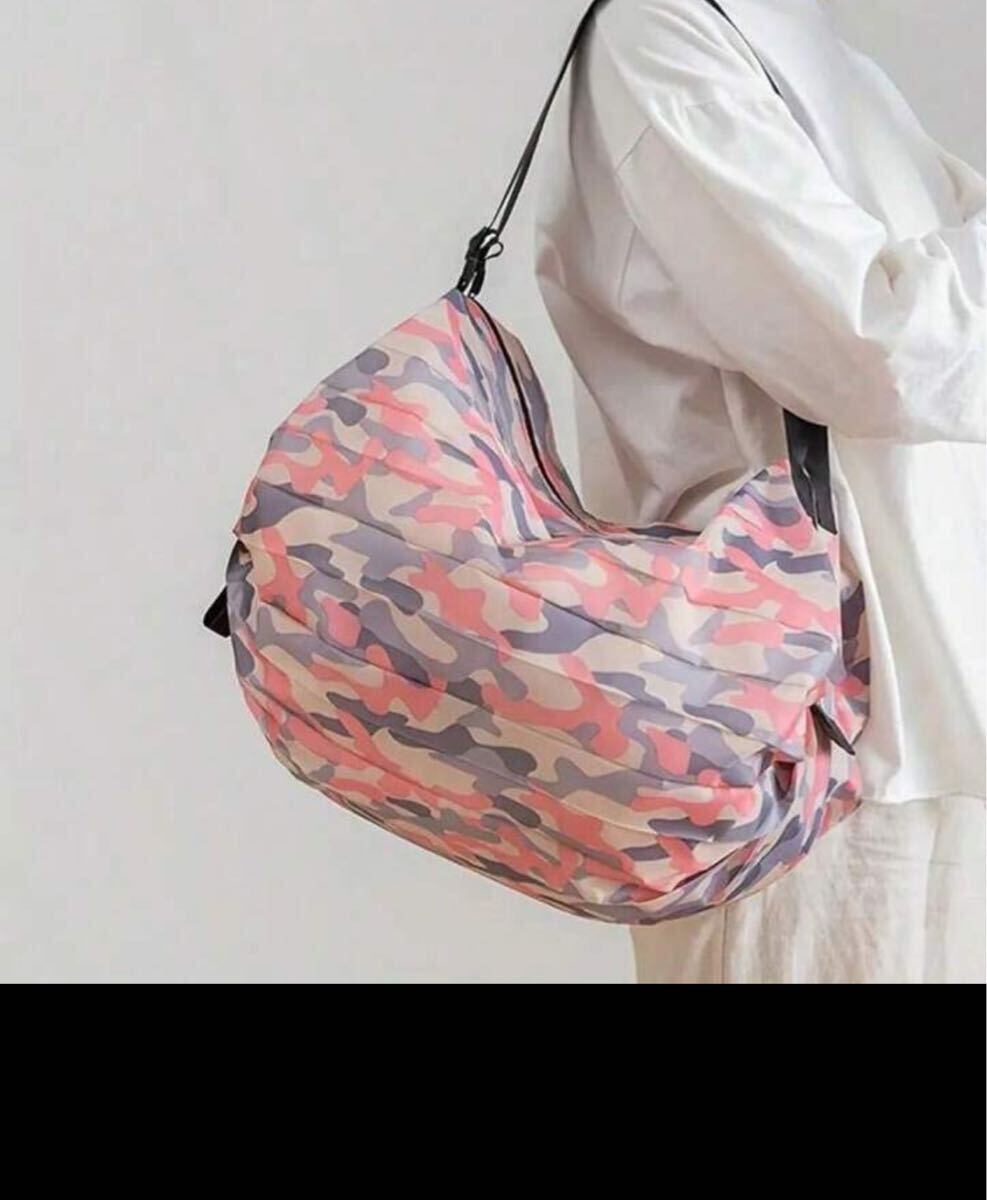 エコバッグ シュパットのようなバッグ 軽い ファスナー 折りたたみ コンパクト 新品拍卖