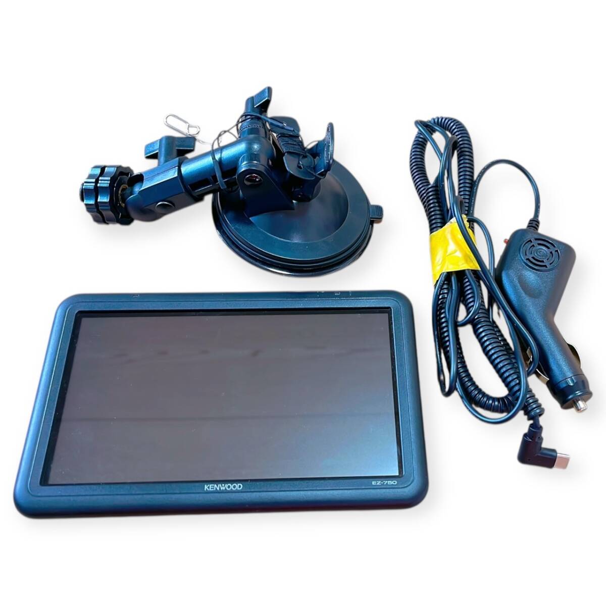 ケンウッド ポータブルナビ 7インチ EZ-750 2021年モデル ワンセグチューナー 12V-24V対応 KENWOOD拍卖